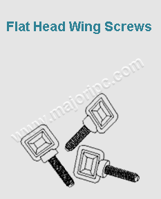 Flat Head Wing Screws