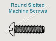 Round Slotted Machine Screws